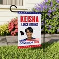 Keisha Lance Bottoms For Georgia Governor 2026 Garden Flag, Double Sided, 2026 Governor Flag, Elections Flag, Race Red White & Blue Flag
