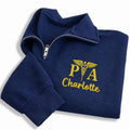 Custom Physician Assistant Embroidered Quarter Zip Sweatshirt, Personalized PA Name Pullover, Graduation Gift for PA Student Apparel