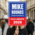 Mike Rounds For South Dakota Senate 2026 Election Sign, Republican Party, Political Campaign Sign, Senate Election 2026 Race Poster Sign