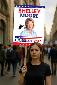 Shelley Moore Capito For West Virginia Senate 2026 Election Sign, Republican, Political Campaign Sign, Senate Election 2026 Race Poster Sign