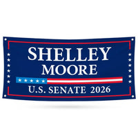 Shelley Moore Capito For West Virginia U.S. Senate Banner Sign, 13 oz Waterproof US Senate Election 2026 Vinyl Banner With Metal Grommets