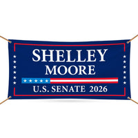 Shelley Moore Capito For West Virginia U.S. Senate Banner Sign, 13 oz Waterproof US Senate Election 2026 Vinyl Banner With Metal Grommets