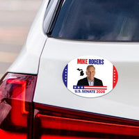 Mike Rogers For Michigan Senate 2026 Car Magnet - Vote McMorrow Vehicle Magnet, Michigan Senate Elections 2026 Magnet -6" x 4.5"