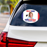Shelley Moore Capito For West Virginia Senate 2026 Vinyl Sticker, Vote Capito Decal, West Virginia Senate Elections Bumper Sticker, 6"x 4.5"