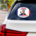 John E. Sununu For New Hampshire Senate 2026 Vinyl Sticker, Vote John E. Sununu Decal, Senate Elections 2026 Bumper Sticker, 6