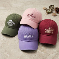 Monogrammed Baseball Hat, Personalized Embroidered Cap, Custom Initial Logo Hat, Bachelorette Party Hats, Bridesmaid & Club Gifts for Her