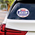 Rick Jackson For Georgia Governor 2026 Vinyl Sticker, Vote Rick Jackson, Georgia Governor Elections 2026 Bumper Sticker 6