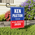 Ken Paxton For Texas Senate 2026 Garden Flag, Double Sided, 2026 Senate Flag, Elections Flag, Republican Sign, Race Red White & Blue Flag