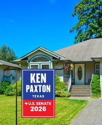 Ken Paxton For Texas Senate 2026 Garden Flag, Double Sided, 2026 Senate Flag, Elections Flag, Republican Sign, Race Red White & Blue Flag