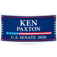 Ken Paxton For Texas U.S. Senate Banner Sign, 13 oz Waterproof US Senate Election 2026, Republican Party Vinyl Banner With Metal Grommets