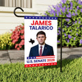 James Talarico For Texas Senate 2026 Garden Flag, Double Sided, 2026 Senate Flag, Elections Flag, Democratic Sign, Race Red White Blue Flag