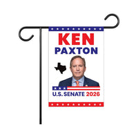 Ken Paxton For Texas Senate 2026 Garden Flag, Double Sided, 2026 Senate Flag, Elections Flag, Republican Sign, Race Red White & Blue Flag