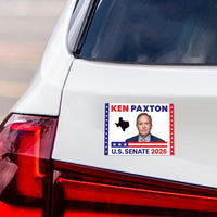 Ken Paxton For Texas Senate 2026 Car Magnet - Vote Ken Paxton Vehicle Magnet, Republican, Texas Senate Elections 2026 Magnet - 6" x 4.5"