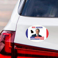 Rick Jackson For Georgia Governor 2026 Car Magnet - Vote Rick Jackson Vehicle Magnet, Governor Elections 2026 Magnet - 6" x 4.5"
