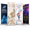 Custom Retractable Banner Stand, Personalized Roll Up Banner, Event Business Display Sign, Promotional Marketing Banner for Trade Shows