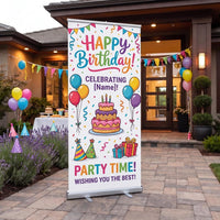 Custom Retractable Banner Stand, Personalized Roll Up Banner, Event Business Display Sign, Promotional Marketing Banner for Trade Shows