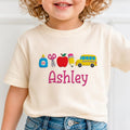 Personalized Kids Embroidered Shirt, Cute Custom Name Sweatshirt, Back to School Hoodie, Classroom Supplies Tee, First Day Gift for Kids
