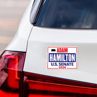 Adam Hamilton For Kansas Senate 2026 Car Magnet - Vote Adam Hamilton Vehicle Magnet, Kansas Senate Elections 2026 Magnet - 6" x 4.5"