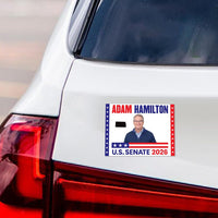 Adam Hamilton For Kansas Senate 2026 Car Magnet - Vote Adam Hamilton Vehicle Magnet, Kansas Senate Elections 2026 Magnet - 6" x 4.5"