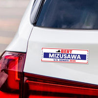 Bert Mizusawa For Virginia Senate 2026 Car Magnet - Vote Bert Mizusawa Vehicle Magnet, Virginia Senate Elections 2026 Magnet -10" x 3"