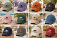 embroidered hat baseball cap halloween bats bat embroidery custom name personalized gift trick or treat spooky season kids halloween cotton twill low profile fall party gift orange black