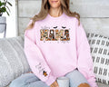Personalized Halloween Mama Sweatshirt, Custom Kids Name Crewneck, Spooky Mama Shirt, Fall Mom Outfit, Halloween Gift, Front Sleeve Print