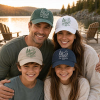 Personalized Reunion Embroidered Hat, Custom Name & Year Lake Cap, Matching Family Cap, Kayak Vacation Group Hat, Family Matching Gift