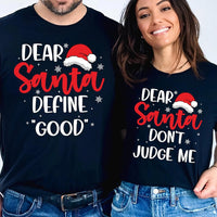 Personalized Dear Santa Christmas Shirt, Custom Funny Family Sweatshirt, Matching Holiday Shirts, Festive Pajama Top, Family Christmas Gift