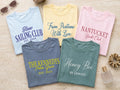 Custom Embroidered Vacation Shirt, Personalized Family Sweatshirt, Coastal Yacht Club Hoodie, Matching Sweatshirt, Family Gift for Her