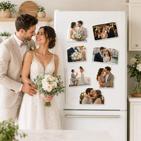 Custom Photo Cutout Magnet, Personalized Fridge Magnet, Family Photo Magnet, Refrigerator Keepsake Home Decor, Family Keepsake Gift