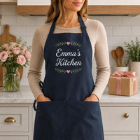 Custom Logo Apron, Personalized Cafe Restaurant Uniform, Professional Chef Apron, Branded Cooking Apron for Staff, Restaurant Gift