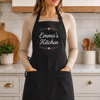 Custom Logo Apron, Personalized Cafe Restaurant Uniform, Professional Chef Apron, Branded Cooking Apron for Staff, Restaurant Gift