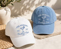Personalized Cocktail Club Embroidered Hat, Custom Family Name & Year Cap, Bio Washed Cotton Cap, Home Bar Gift, Personalized Gift