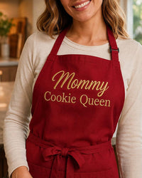 Custom Embroidered Apron With Name, Personalized Cooking Apron for Chefs Bakers Crafters, Full-Length Cooking Apron, Custom Kitchen Gift