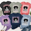 Personalized Senior 2027 Photo Shirt, Custom Graduation Picture Tee, Senior Year Keepsake Top, Class of 2027 Outfit, Graduation Gift