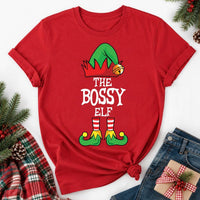Personalized Christmas Elf Shirt and Sweatshirt, Custom Family Matching Holiday Top, Funny Mama Papa King Queen Elf Outfit, Christmas Gift