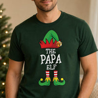 Personalized Christmas Elf Shirt and Sweatshirt, Custom Family Matching Holiday Top, Funny Mama Papa King Queen Elf Outfit, Christmas Gift