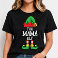 Personalized Christmas Elf Shirt and Sweatshirt, Custom Family Matching Holiday Top, Funny Mama Papa King Queen Elf Outfit, Christmas Gift
