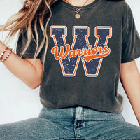 Personalized School Mascot Shirt, Custom Varsity Letter Team Tee, Distressed Spirit Wear Top, School Sports Fan Outfit, Custom Team Gift