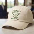 Personalized Bachelorette Golf Embroidered Hat, Custom Bride Name and Date Cap, Bridal Party Cap, Golf Weekend Trip, Bridal Shower Gift