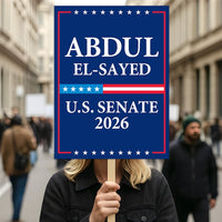 Abdul El-Sayed For Michigan Senate 2026 Election Sign, Political Campaign Sign, Senate Election 2026 Race Poster Sign