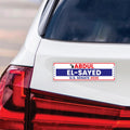 Abdul El-Sayed For Michigan Senate 2026 Car Magnet - Vote Abdul El-Sayed Vehicle Magnet, Michigan Senate Elections 2026 Magnet -10