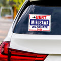 Bert Mizusawa For Virginia Senate 2026 Vinyl Sticker, Vote Bert Mizusawa Decal, Virginia Senate Elections 2026 Bumper Sticker, 6
