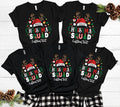 Personalized Christmas Squad Shirt, Custom Name Santa Hat Sweatshirt, Family Christmas, Matching Holiday Shirts, Holiday Gift for Family