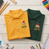 Custom Embroidered Polo Shirt for Teachers and Staff, Personalized Polo Shirts for Back to School, Teacher Appreciation, Teacher Gift