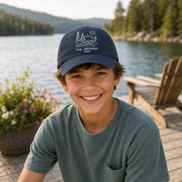Personalized Reunion Embroidered Hat, Custom Name & Year Lake Cap, Matching Family Cap, Kayak Vacation Group Hat, Family Matching Gift