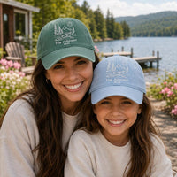 Personalized Reunion Embroidered Hat, Custom Name & Year Lake Cap, Matching Family Cap, Kayak Vacation Group Hat, Family Matching Gift