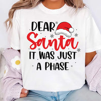 Personalized Dear Santa Christmas Shirt, Custom Funny Family Sweatshirt, Matching Holiday Shirts, Festive Pajama Top, Family Christmas Gift