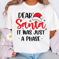 Personalized Dear Santa Christmas Shirt, Custom Funny Family Sweatshirt, Matching Holiday Shirts, Festive Pajama Top, Family Christmas Gift