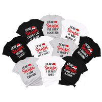 Personalized Dear Santa Christmas Shirt, Custom Funny Family Sweatshirt, Matching Holiday Shirts, Festive Pajama Top, Family Christmas Gift